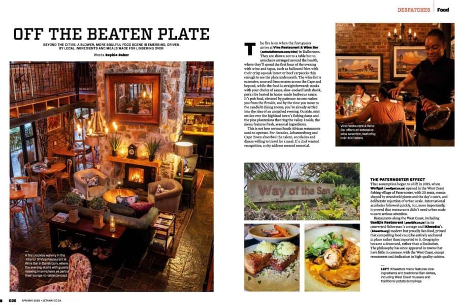 Off the Beaten Plate in Small Town South Africa